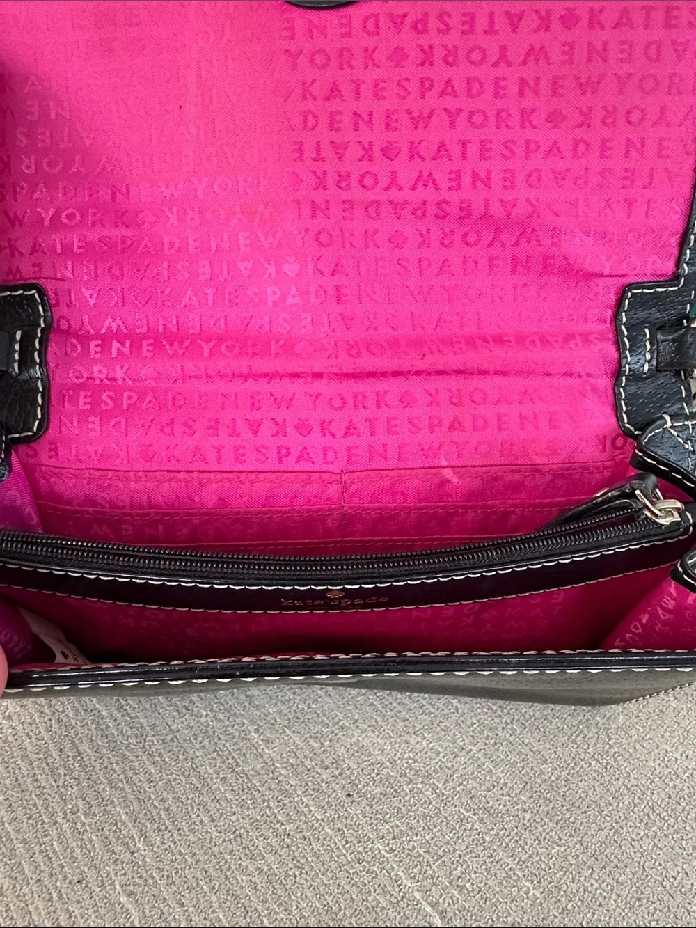 kate spade Black Leather Crossbody - Picture 3 of 5